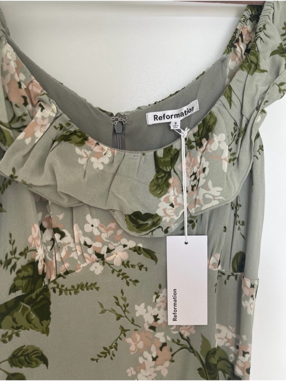 Reformation Tripoli Dress - Tea Garden - Picture 3 of 3